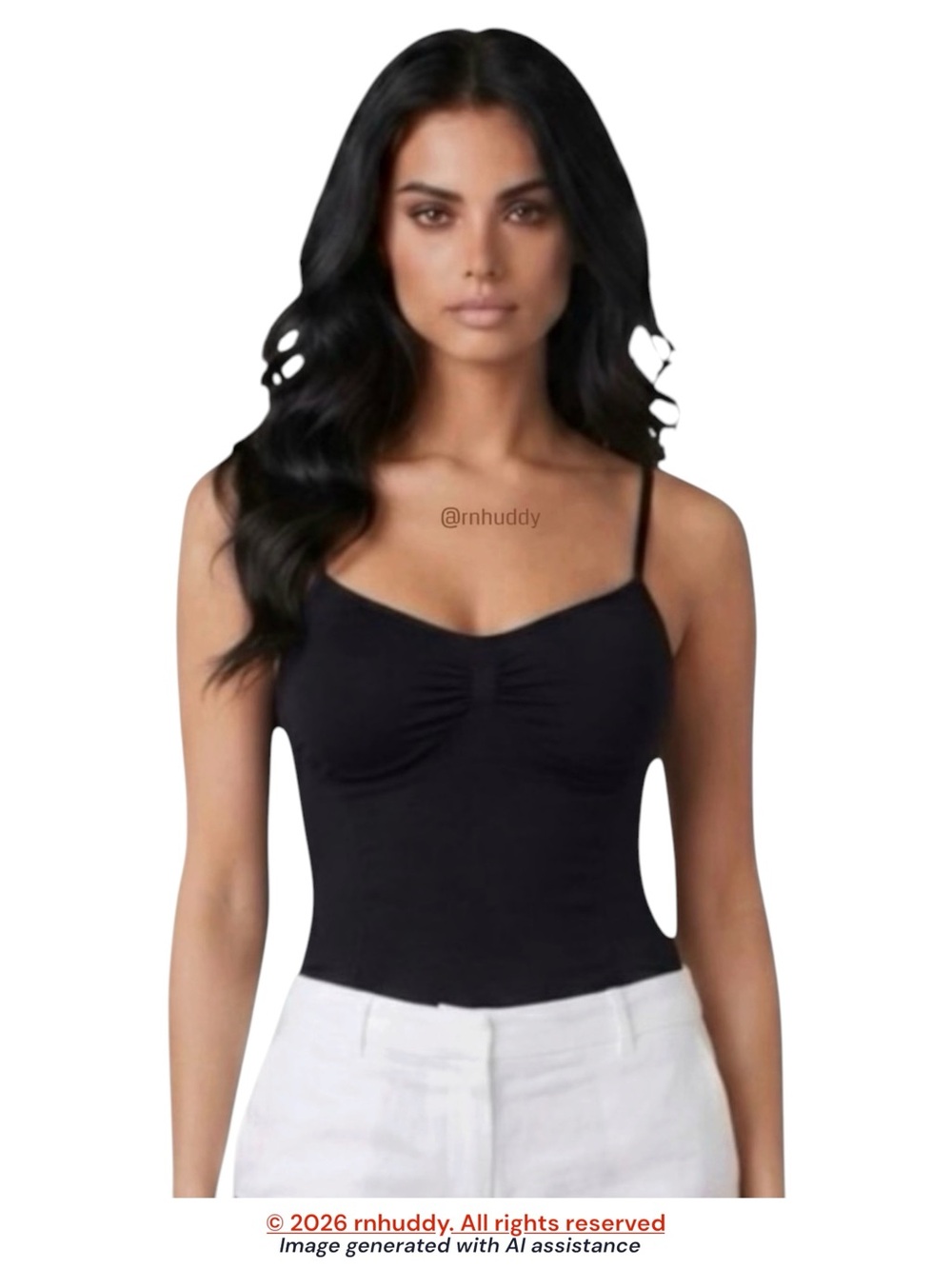 Bebe M/L black cami with built in bra